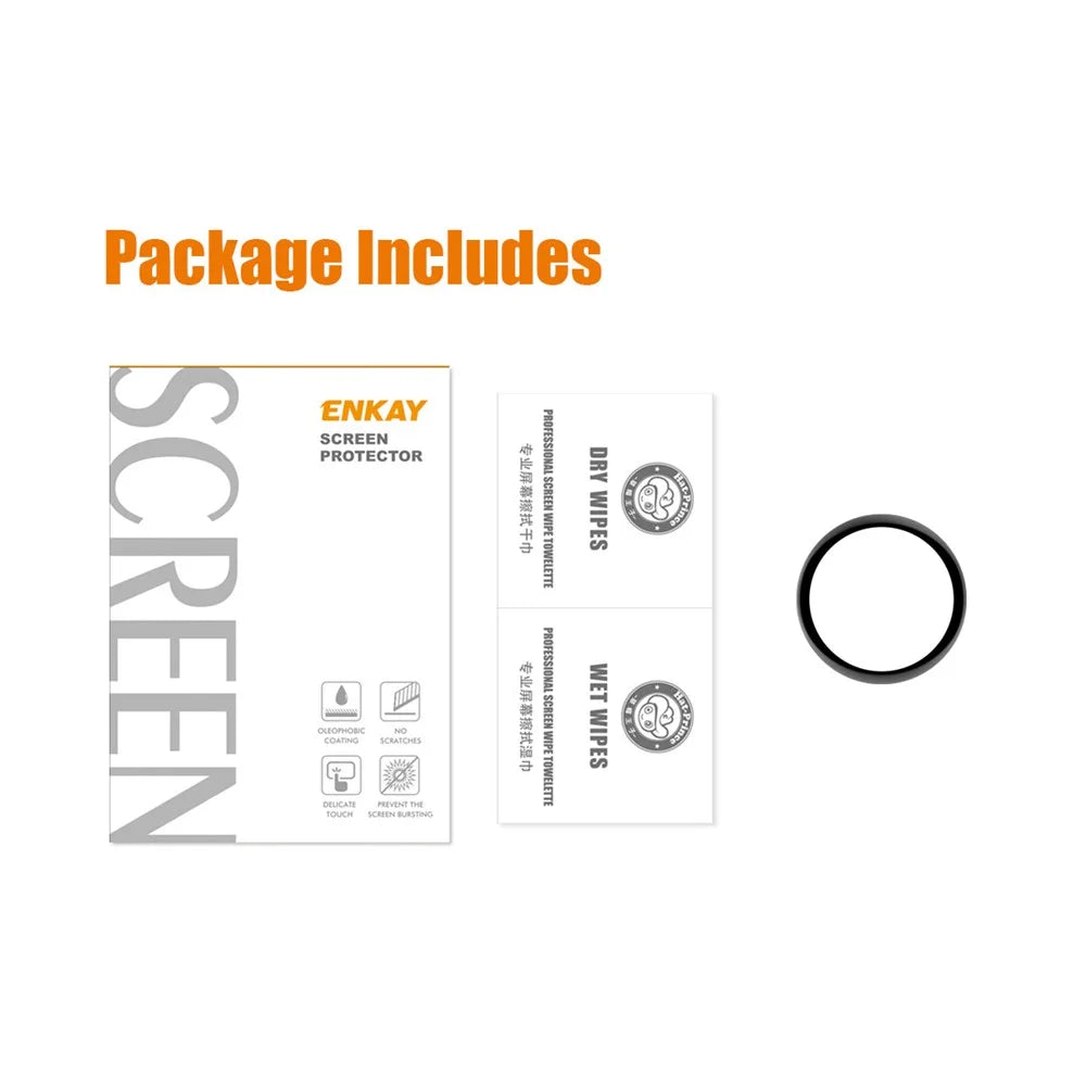 ENKAY HAT PRINCE Screen Protector for Honor Watch GS 3, Touch Sensitive 3D Curved Soft PC Edge + PMMA HD Full Cover Protective Film - 5