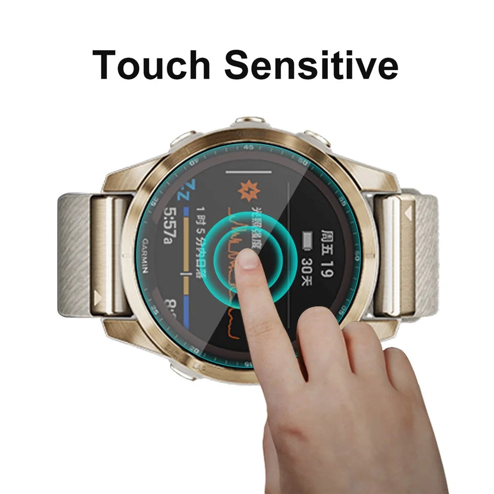 ENKAY HAT PRINCE for Garmin Fenix 7S 2Pcs/Set 0.2mm 9H Anti-Scratch High-Alumina-Silicon Tempered Glass Film Screen Protector - 3