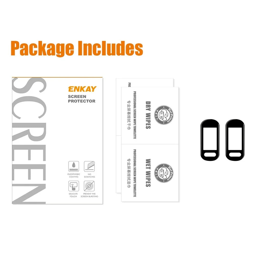 ENKAY HAT PRINCE 2Pcs/Set For GarminSmart 5 HD Clear Soft PC Edge Screen Protector Film, PMMA 3D Curved Full Cover Anti-scratch Screen Cover - 5