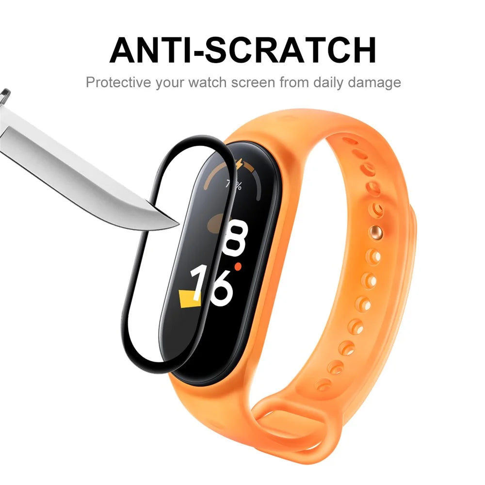ENKAY HAT PRINCE For Xiaomi Mi Band 7 Full Screen Protector 3D Curved Soft PC Edge + PMMA HD Clear Protective Film - 5