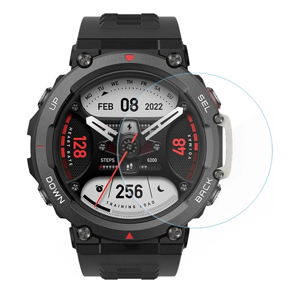 For Huami Amazfit T-Rex 2 D37mm Soft TPU Screen Protector High Definition Anti-explosion Clear Protective Film - 1