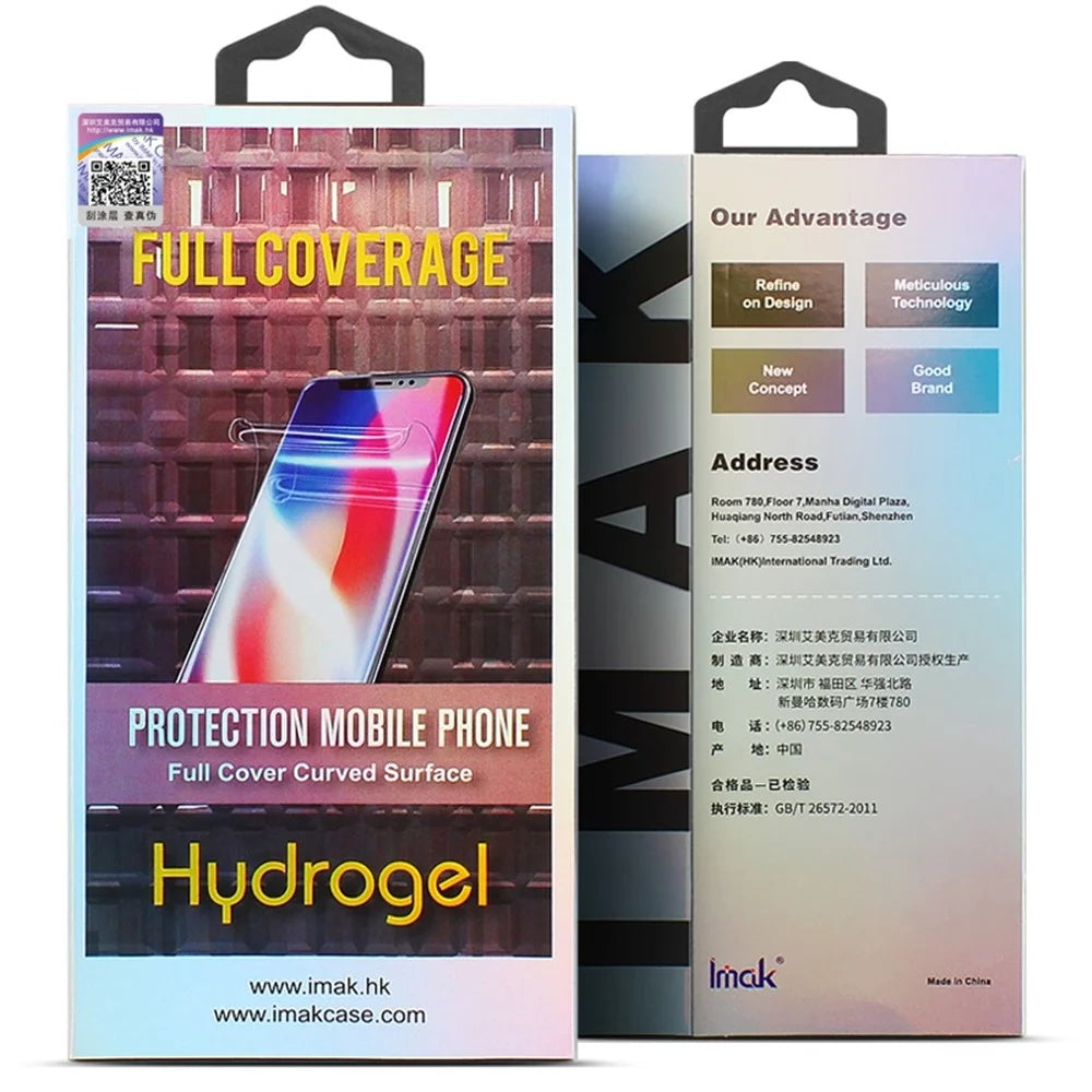 IMAK 2Pcs / Set for Apple Watch Series 9 / 8 / 7 45mm Hydrogel Film III Curved Surface Transparent TPU Film Anti-scratch Screen Protector - 7