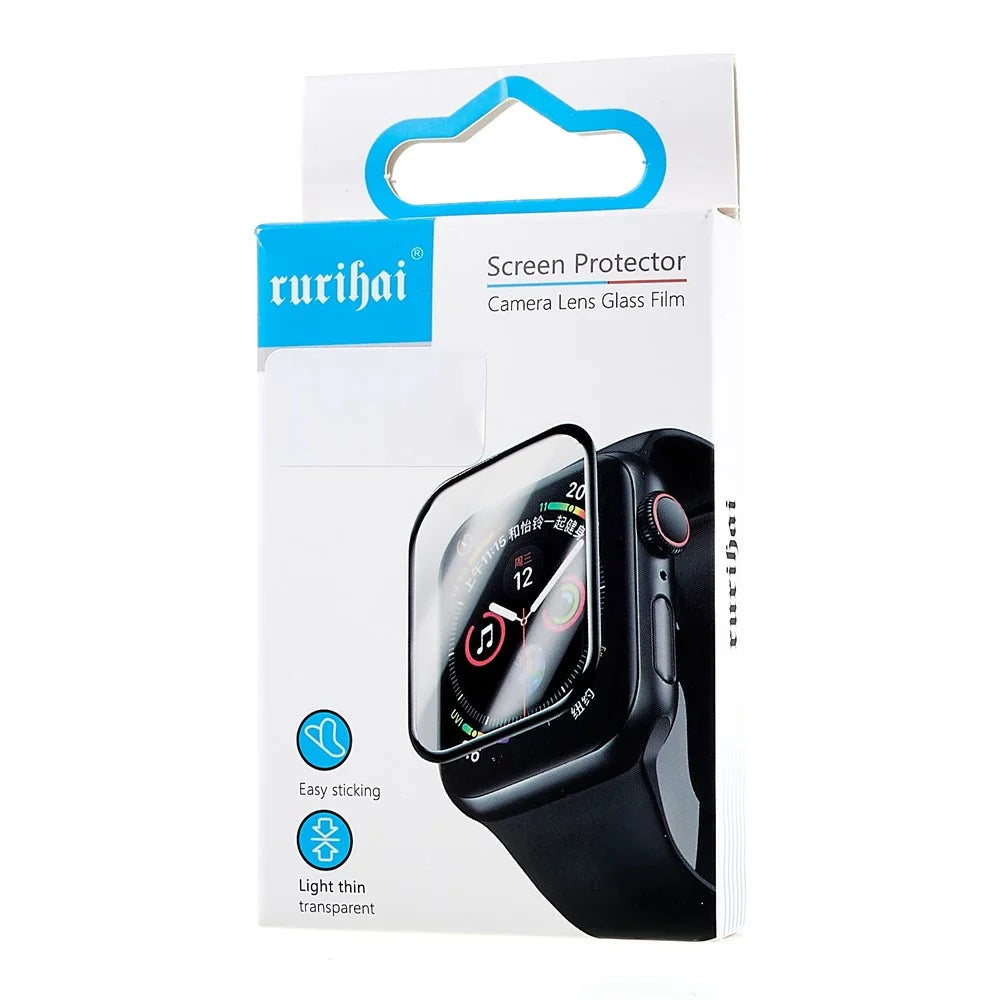 RURIHAI For Apple Watch SE3 / SE2 / SE1 / 6 / 5 / 4 44mm Screen Protector 3D Full Glue Soft PMMA HD Clarity Film - 7