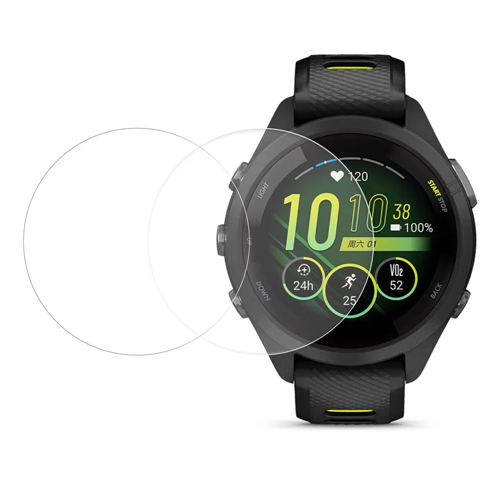 2Pcs / Pack For Garmin Forerunner 265S Watch Screen Protector TPU Anti-Scratch High Definition Film - 1
