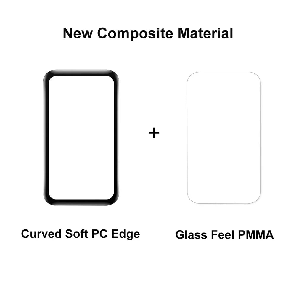 ENKAY HAT PRINCE for Huawei Band 8 / Band 8 NFC / Band 9 / Band 9 NFC 3D Curved Watch Full Screen Protector Soft PC Edge+PMMA HD Clear Film - 3