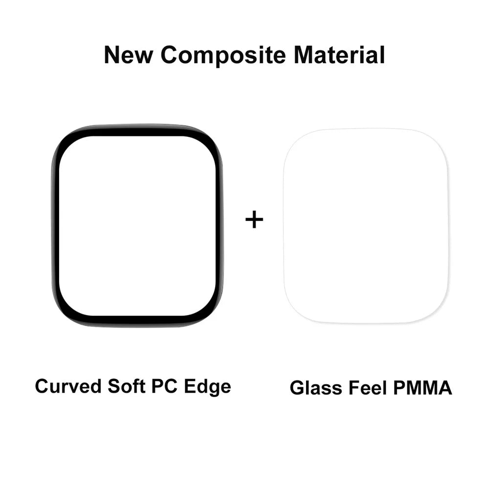 ENKAY HAT PRINCE 2Pcs / Set for Xiaomi Redmi Watch 3 Lite / Watch 3 Active Full Screen Protector 3D Curved Soft PC Edge+PMMA HD Clear Film - 3