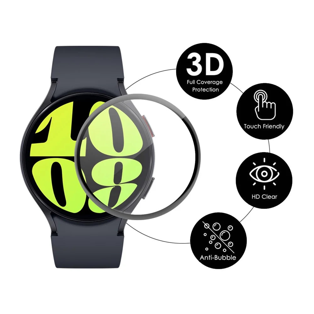 ENKAY HAT PRINCE Watch Screen Protector for Samsung Galaxy Watch7 44mm / Watch6 44mm 3D Curved PC Edge+PMMA Full Cover Film - 2