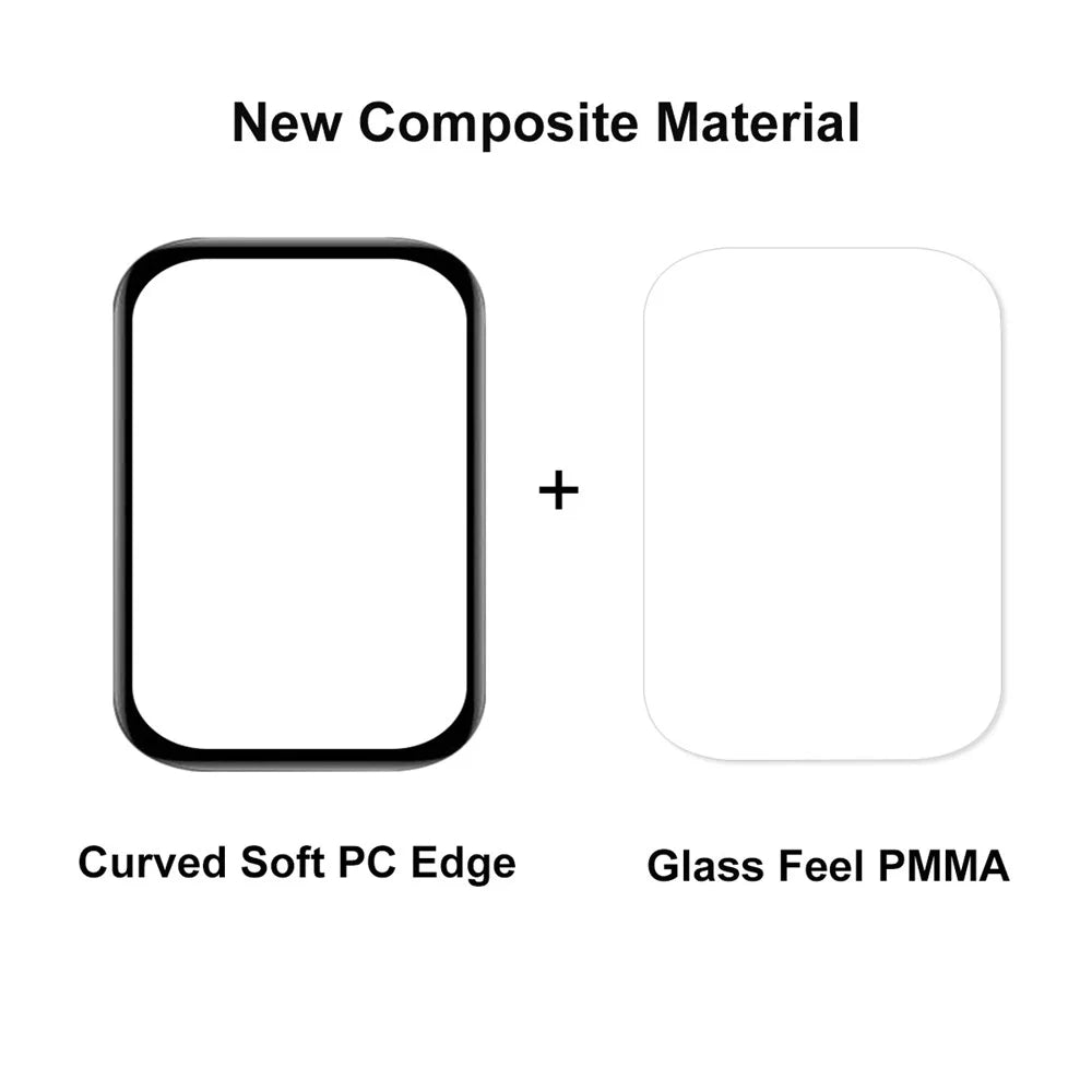 ENKAY HAT PRINCE 2Pcs  /  Set for Xiaomi Smart Band 8 Pro Anti-scratch Full Screen Protector 3D Curved Soft PC Edge+PMMA Watch Film - 4