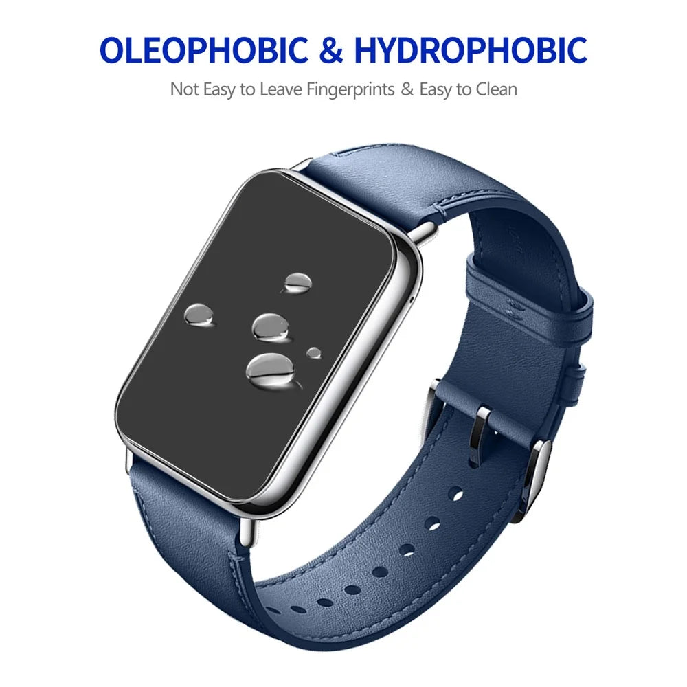 ENKAY HAT PRINCE 2Pcs for Xiaomi Smart Band 8 Pro Smart Watch Film 0.2mm 9H High Aluminum-silicon Glass HD Screen Protector - 4