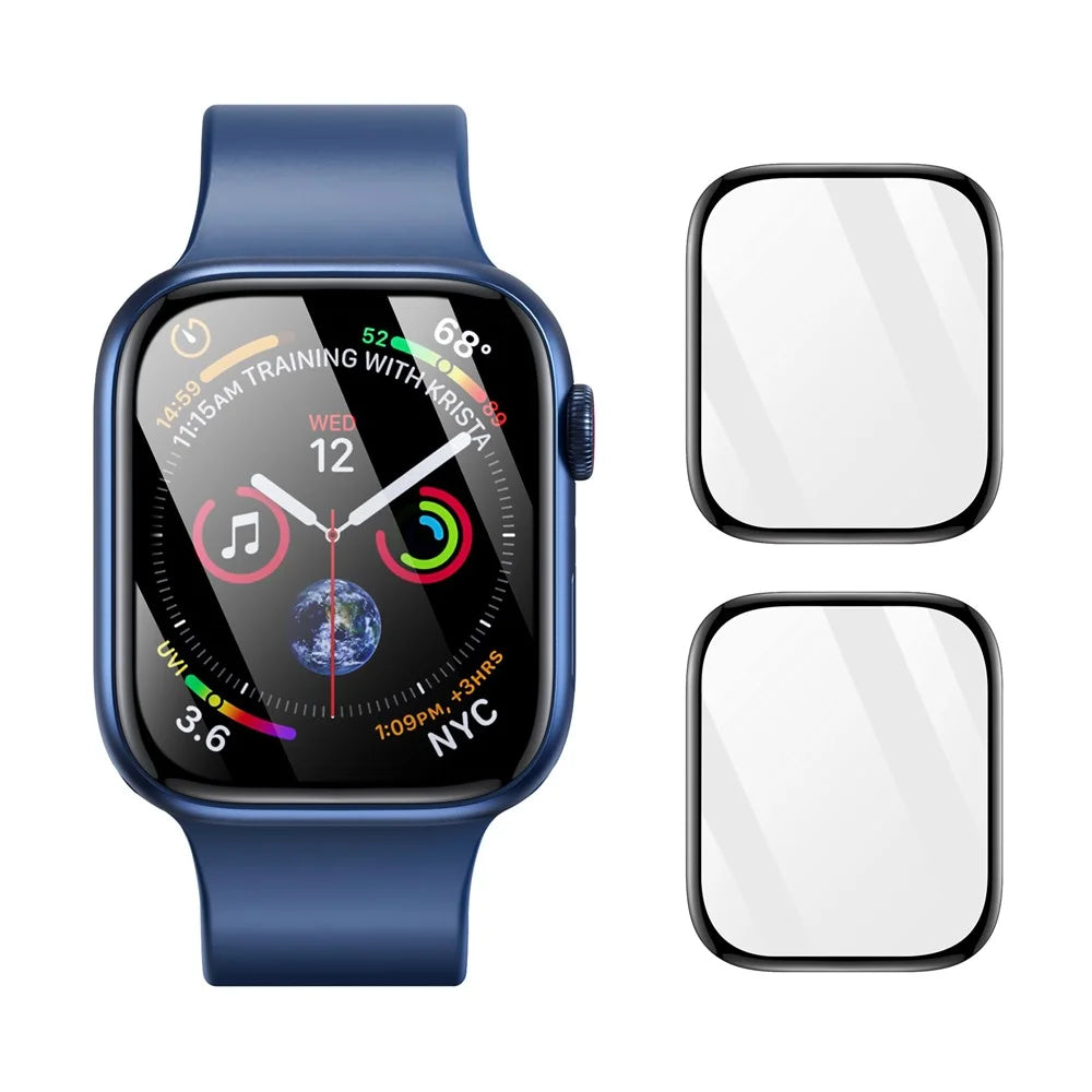 DUX DUCIS 2Pcs TPE+PMMA Film for Apple Watch SE3 / SE2 / SE1 / 6 / 5 / 4 44mm Transparent Watch Screen Protector - 2
