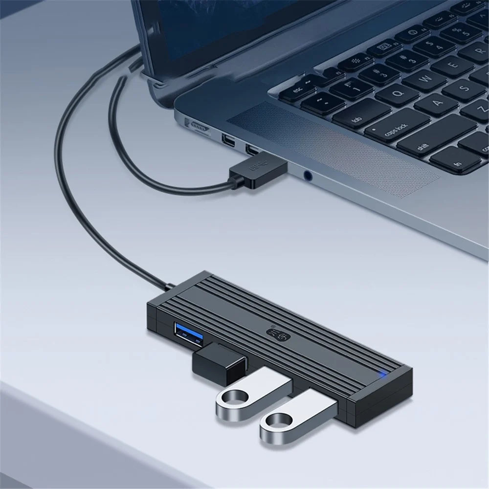 KAWAU H305-120 High Speed 4-Port USB Hub USB 3.0 Splitter Expander for Laptop, Flash Drive, Keyborad - 3