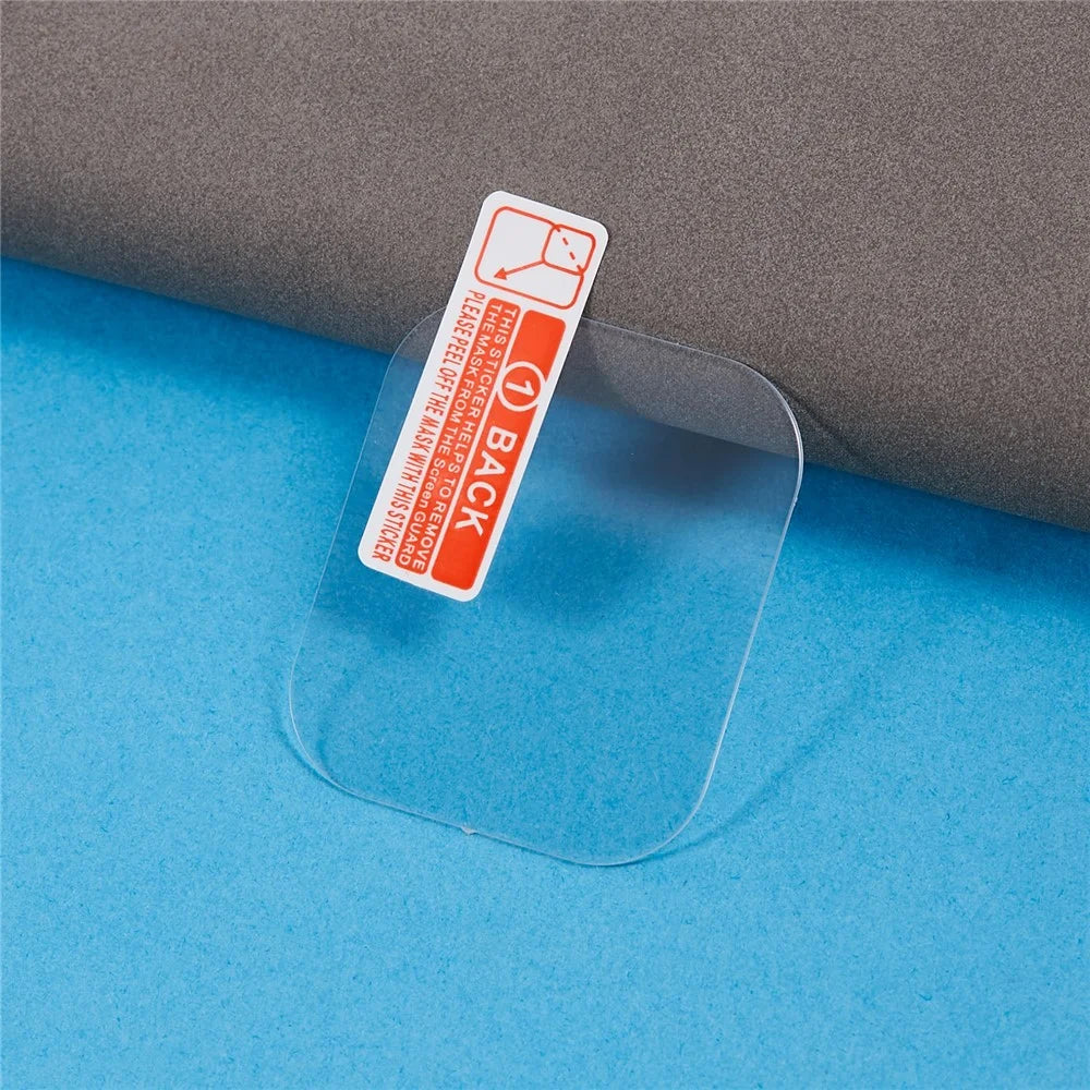 2Pcs / Set For Xiaomi Redmi Watch 4 Screen Protector 2.5D Arc Edge Purple Light Tempered Glass Film - 3