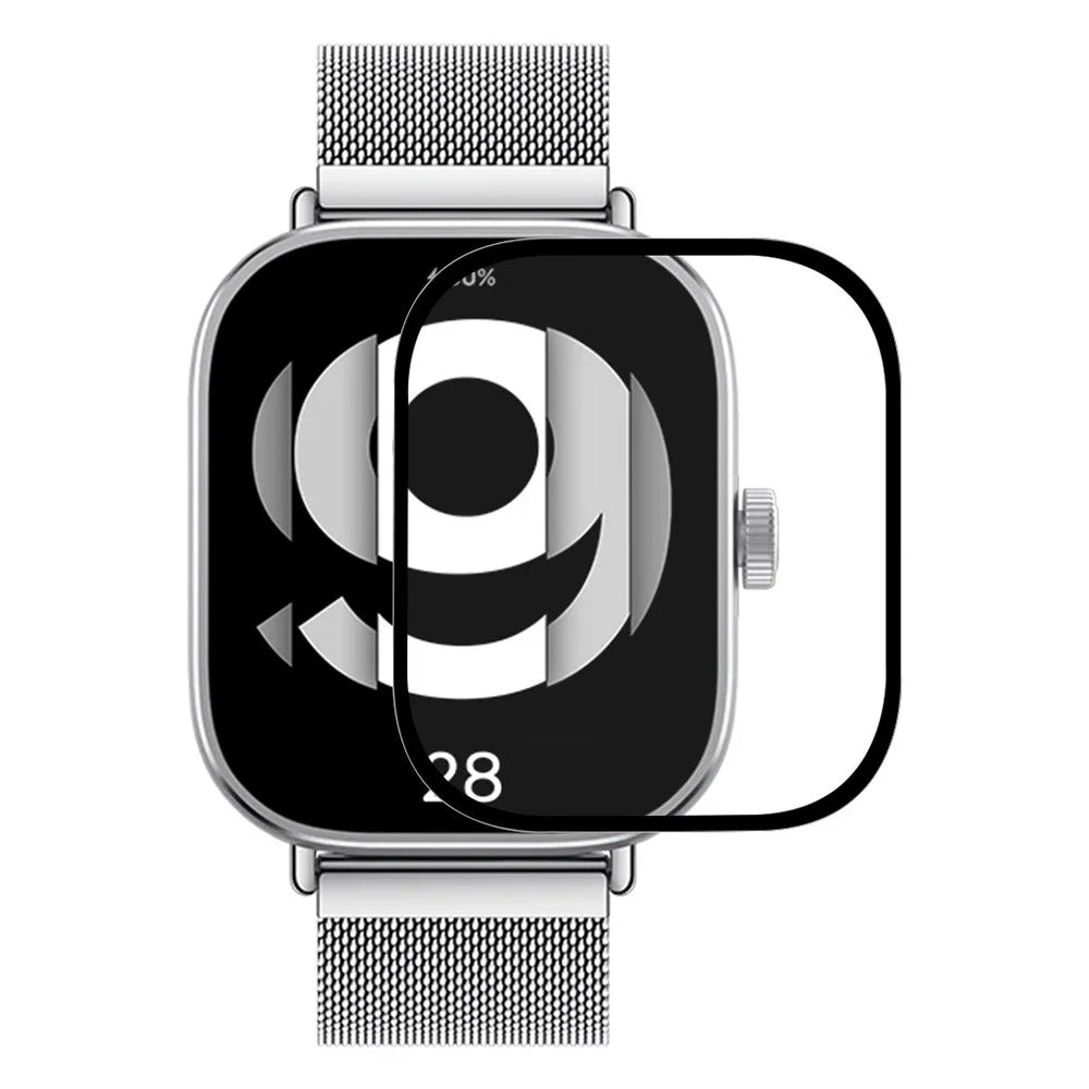 ENKAY HAT PRINCE For Xiaomi Redmi Watch 4 Screen Protector 3D Curved Edge Soft HD Clear PMMA Film - 1