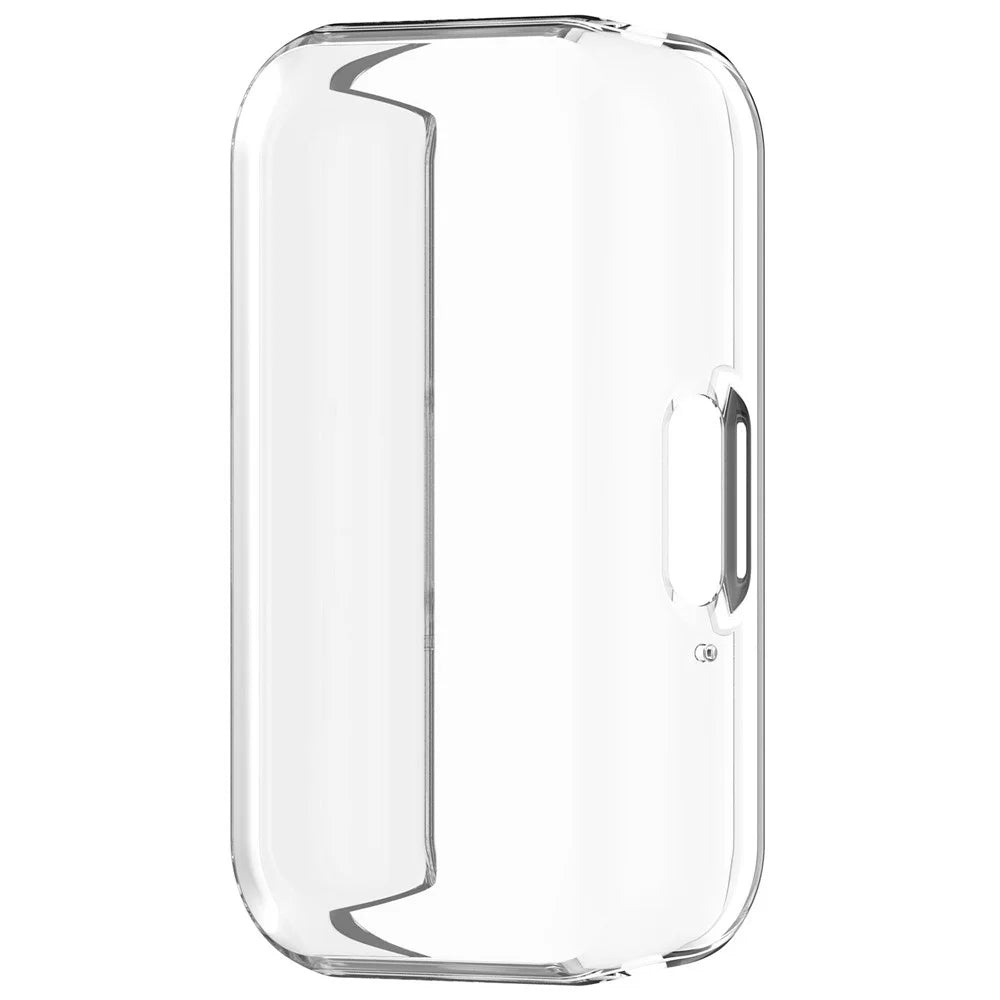 For Samsung Galaxy Fit3 Watch Frame Case Electroplating Fully Wrapped TPU Watch Cover - Transparent - 2