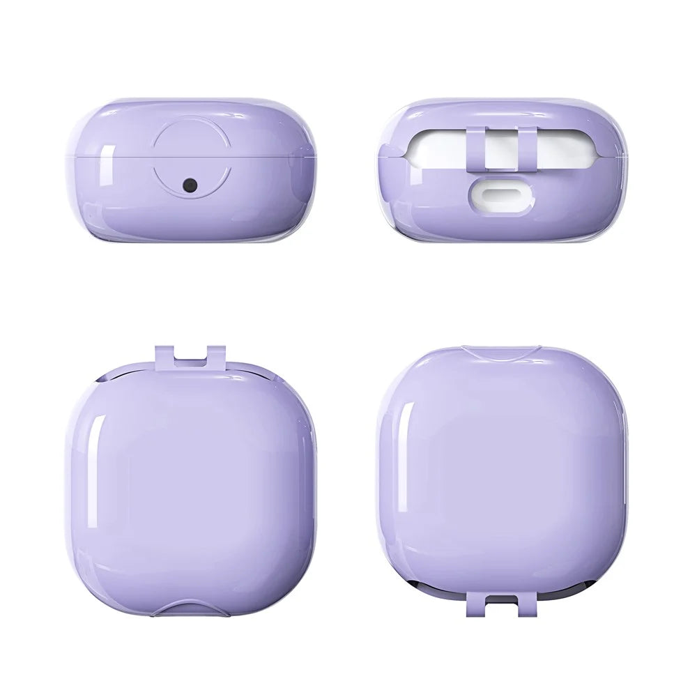 Electroplated TPU Protective Case for Samsung Galaxy Buds Live - Purple - 2
