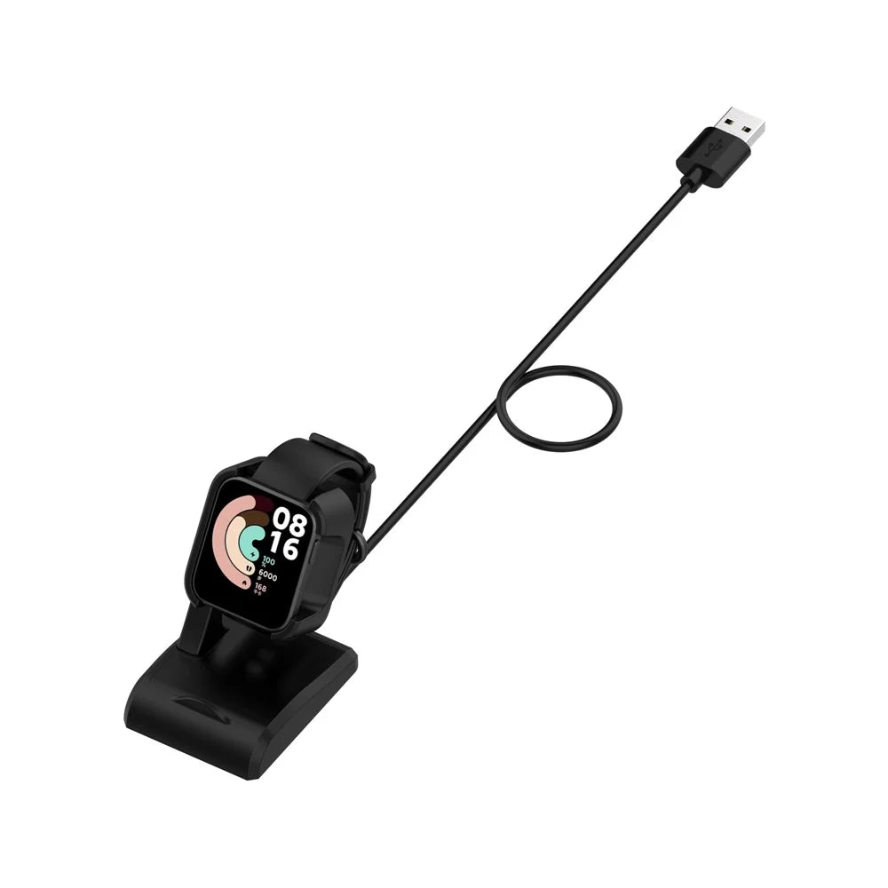 Plug and Play 1 Meter USB Charging Cable Vertical Smart Watch Charger Mount for Xiaomi Mi Watch Lite/Redmi Watch - 2