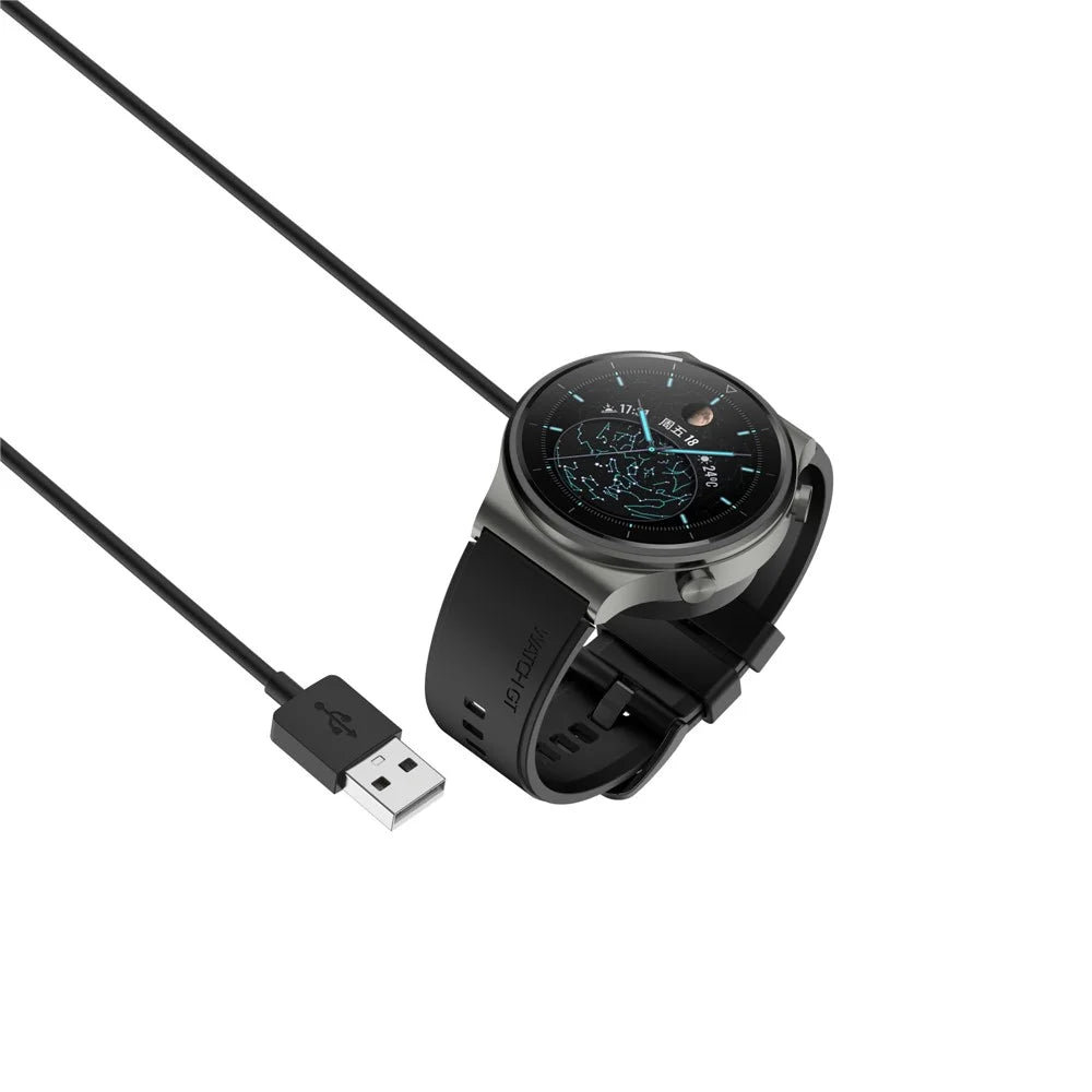 USB Charging Dock Stand Magnetic Charger for Huawei Watch 4 / Watch 4 Pro / Watch GT 4 46mm / 41mm / Watch GT2 Pro / Watch GT2 ECG - Black - 6