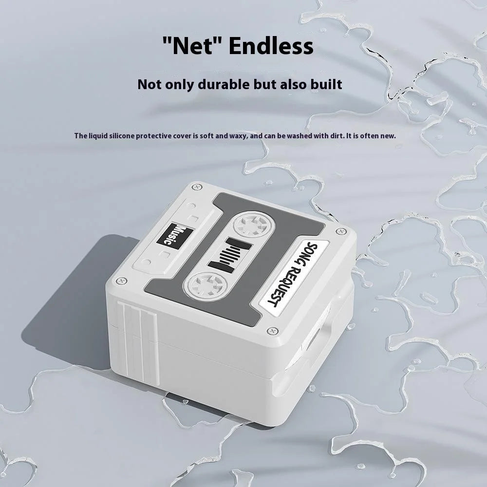 For Samsung Galaxy Buds FE / Buds2 Pro / Buds2 / Buds Pro / Buds Live Bluetooth-compatible Earphone Cover Liquid Silicone Case - Light Grey - 6