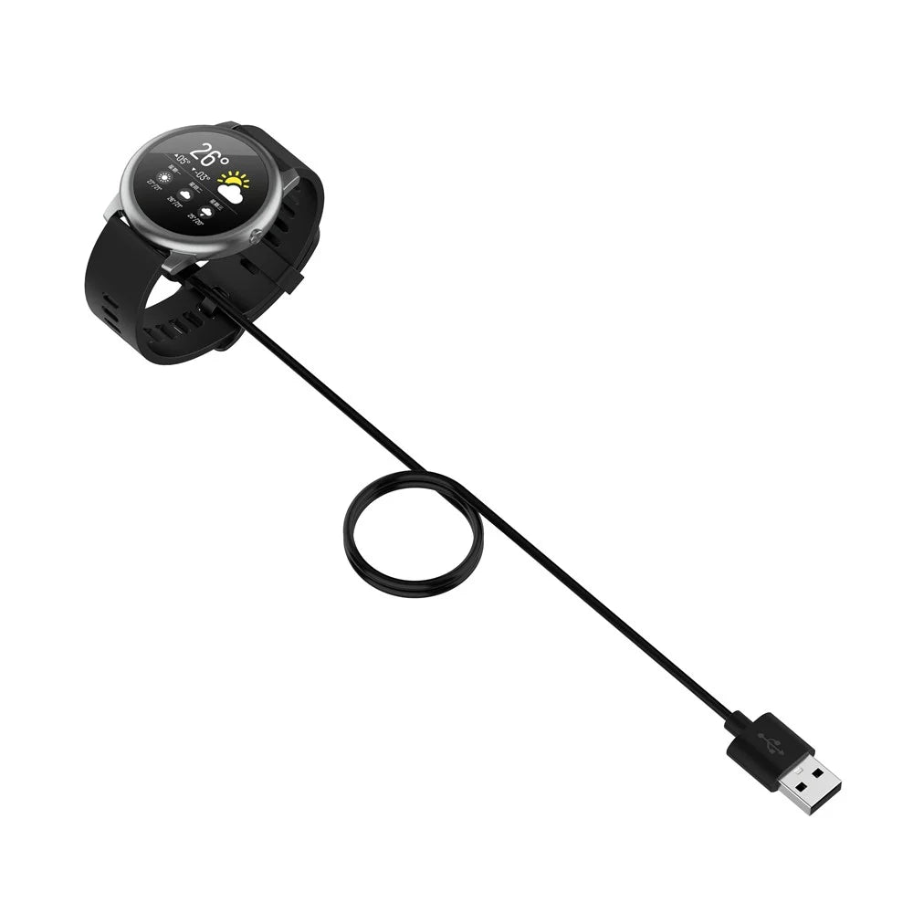 60cm Smart Watch USB Charger Charging Cable for Yamay SW022/Xiaomi Haylou RT LS05S - 2