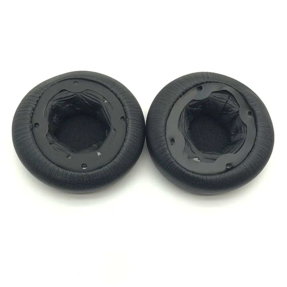 1 Pair For iKF R1 Headphone Earpads Leather+Memory Foam Ear Pads Cushions - Black - 3