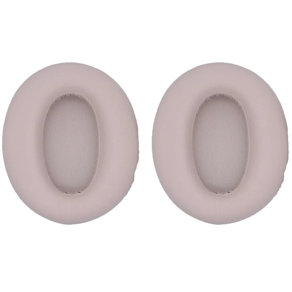 JZF-498 1 Pair for Edifier W820NB Headphone Earpads Sponge+Protein Leather Ear Cushions - Khaki - 1