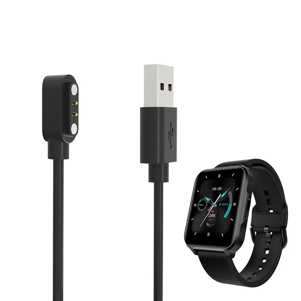 1m USB Magnetic Charging Cable Charger for Lenovo S2/S2 Pro Smart Watch - 2