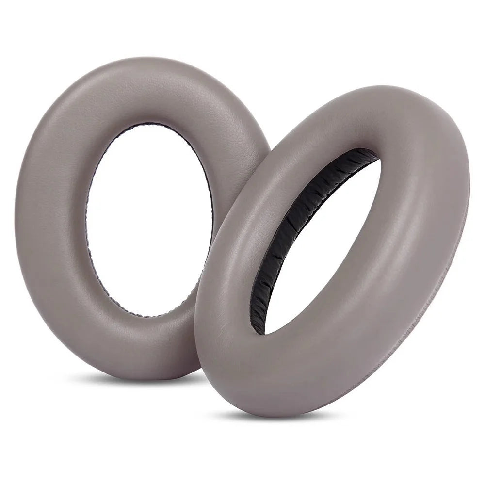 1 Pair For Sennheiser Momentum 4 Replacement Ear Pads Protein Leather Cushions with Removal Tool - Grey - 5