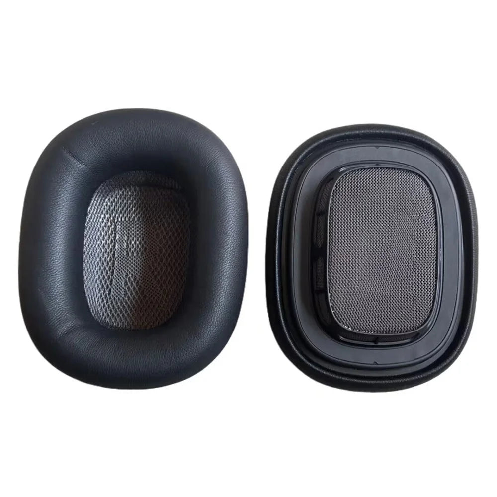 1 Pair for Apple AirPods Max Sheepskin Ear Cushions Magnetic Memory Foam Replacement Earpads - Dark Grey - 1