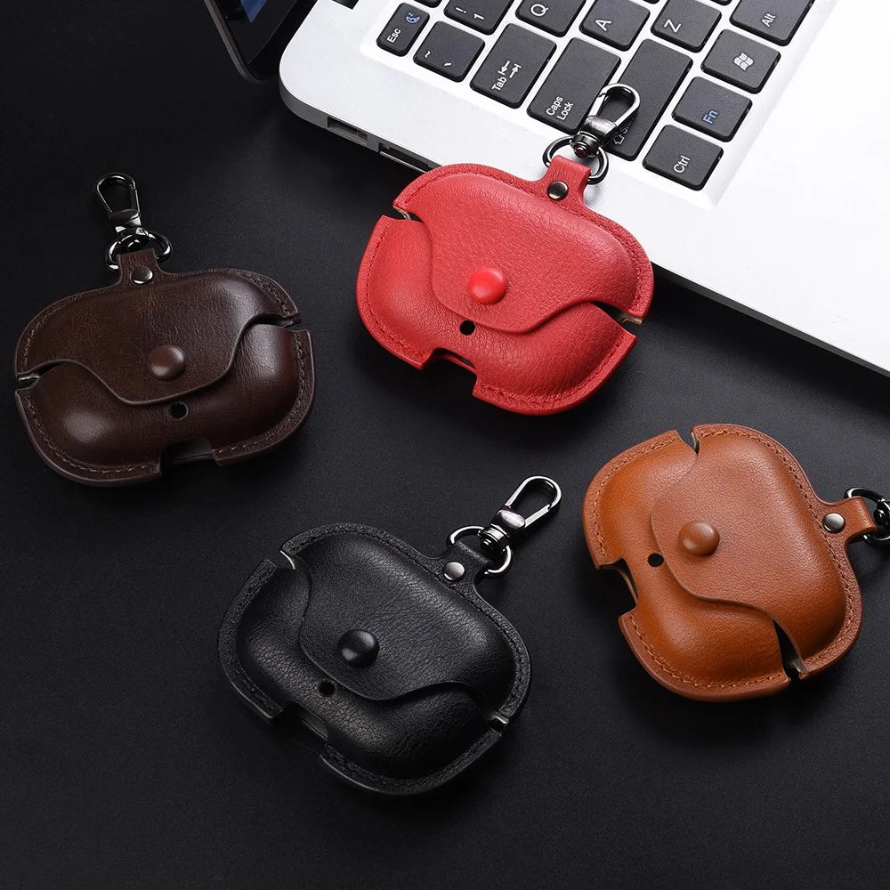 For Huawei FreeBuds SE 4 ANC Earphone Case Business Leather + PC Protective Cover - Black - 6