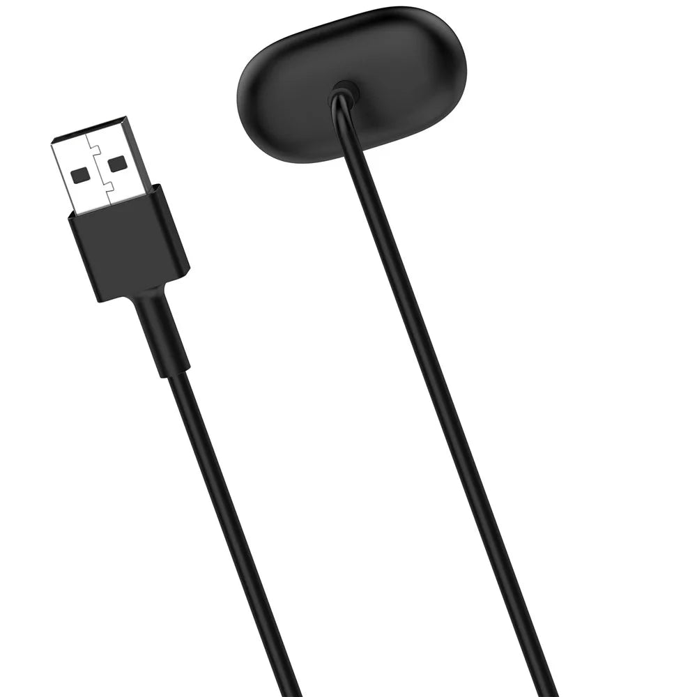 For Google Fitbit Air Magnetic Charging Cable 1m USB-A Watch Charger - Black - 2