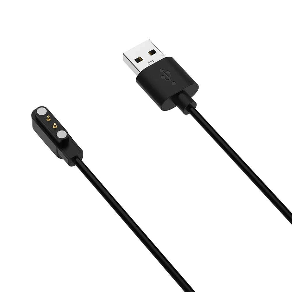 Smart Watch Dock Charger Adapter USB Charging Cable for Noise ColorFit Pro 3/2/Ultra/Boat Watch Xtend - Black - 1