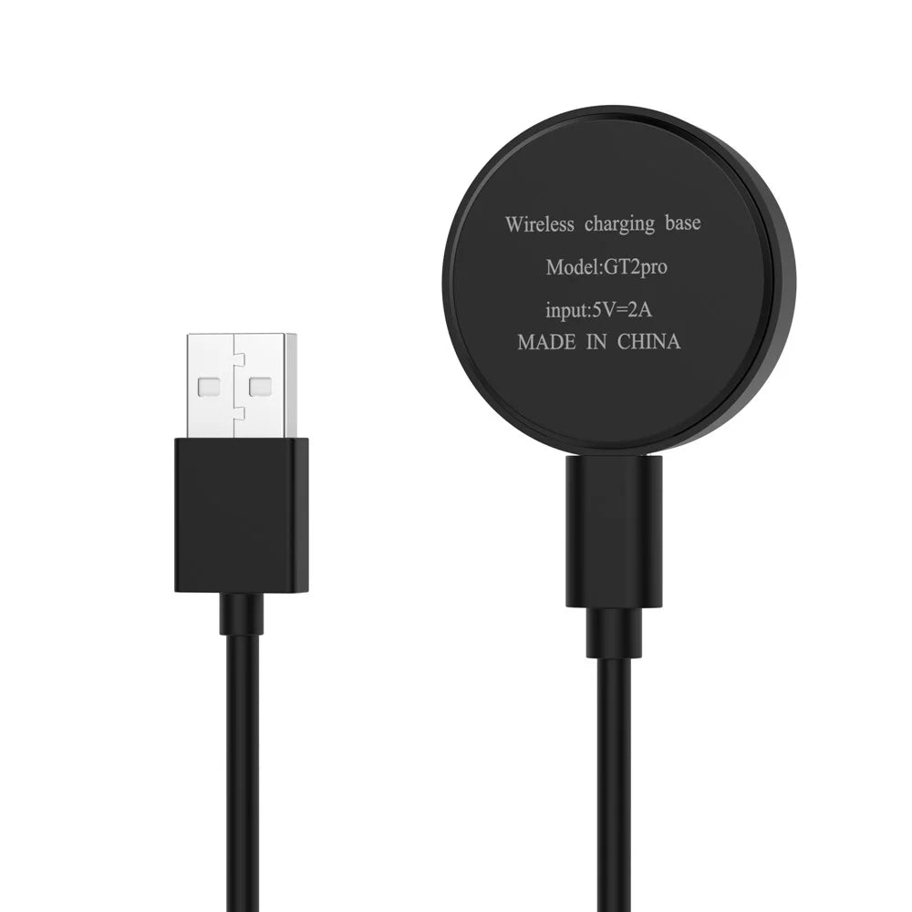 For Huawei Watch D/GT Runner/GT2 Pro Splittable Charging Base with Cable Smart Watch Wireless Charger - Black - 6