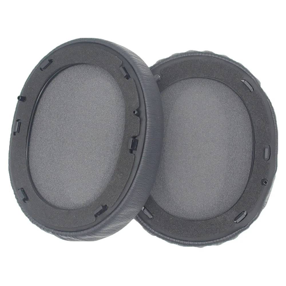 JZF-370 Protein Leather Ear Cushions for EDIFIER W820NB Headset Replacement Ear Pads Cover 1Pair Headphones Ear Cups - Titanium Grey - 4