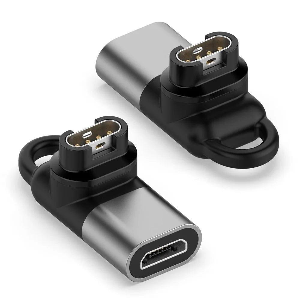 Garmin Watch Charger to Micro UBS Adapter Compatible with Garmin Fenix 7 / Venu 2 Plus / Instinct 2 / vivoactive 5 / Venu 3 / Venu 3S / Tactix7 AMOLED - 1