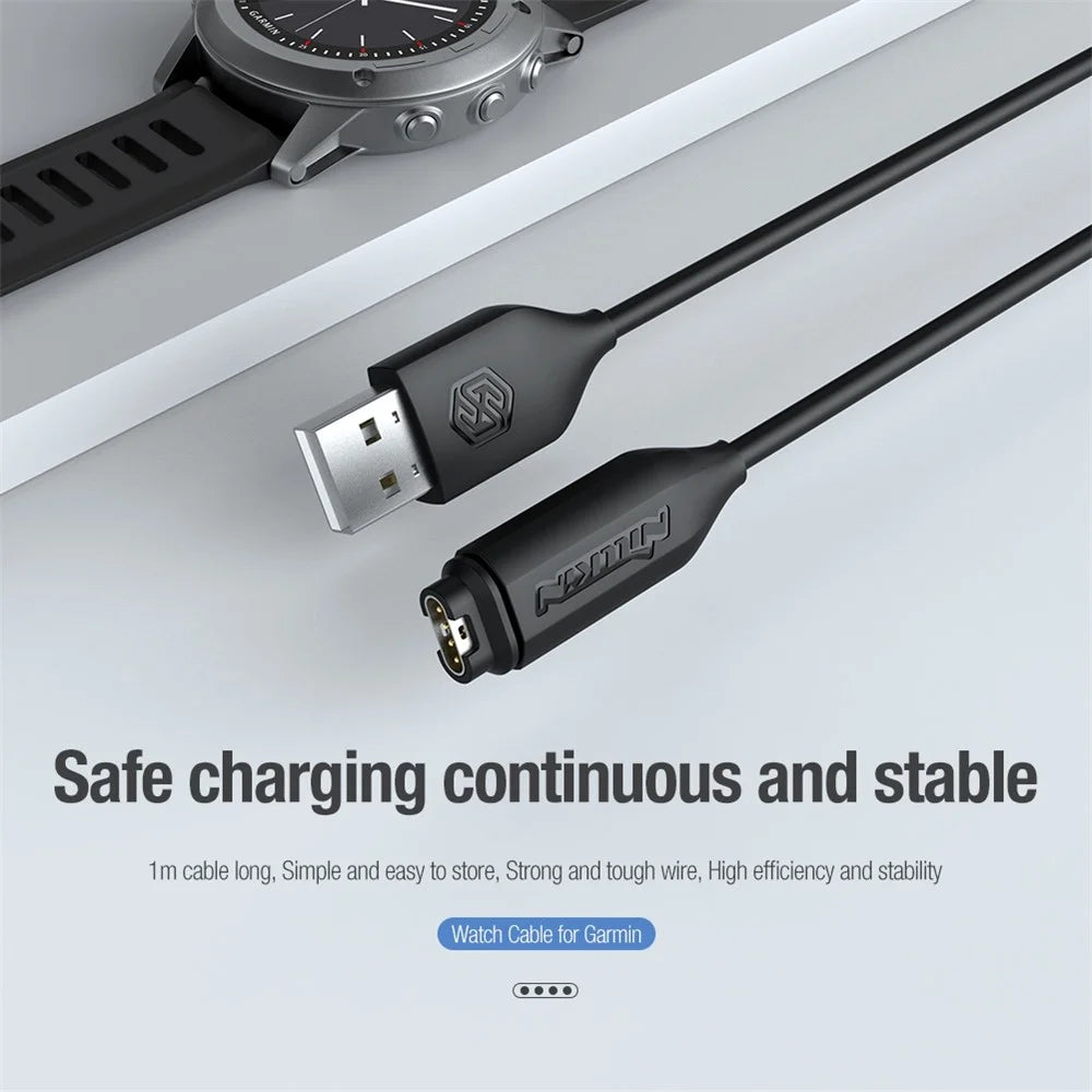 NILLKIN 1m for Garmin Smart Watch USB Power Cord Fast Charging Cable - 3