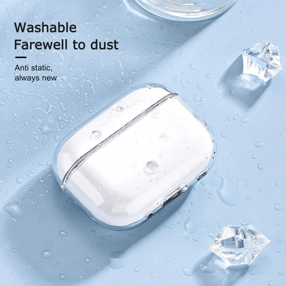 For AirPods Pro (Gen 2) (USB-C) / Pro 2 Transparent PC Protective Case Wireless Earphone Anti-dust Anti-drop Cover - 2