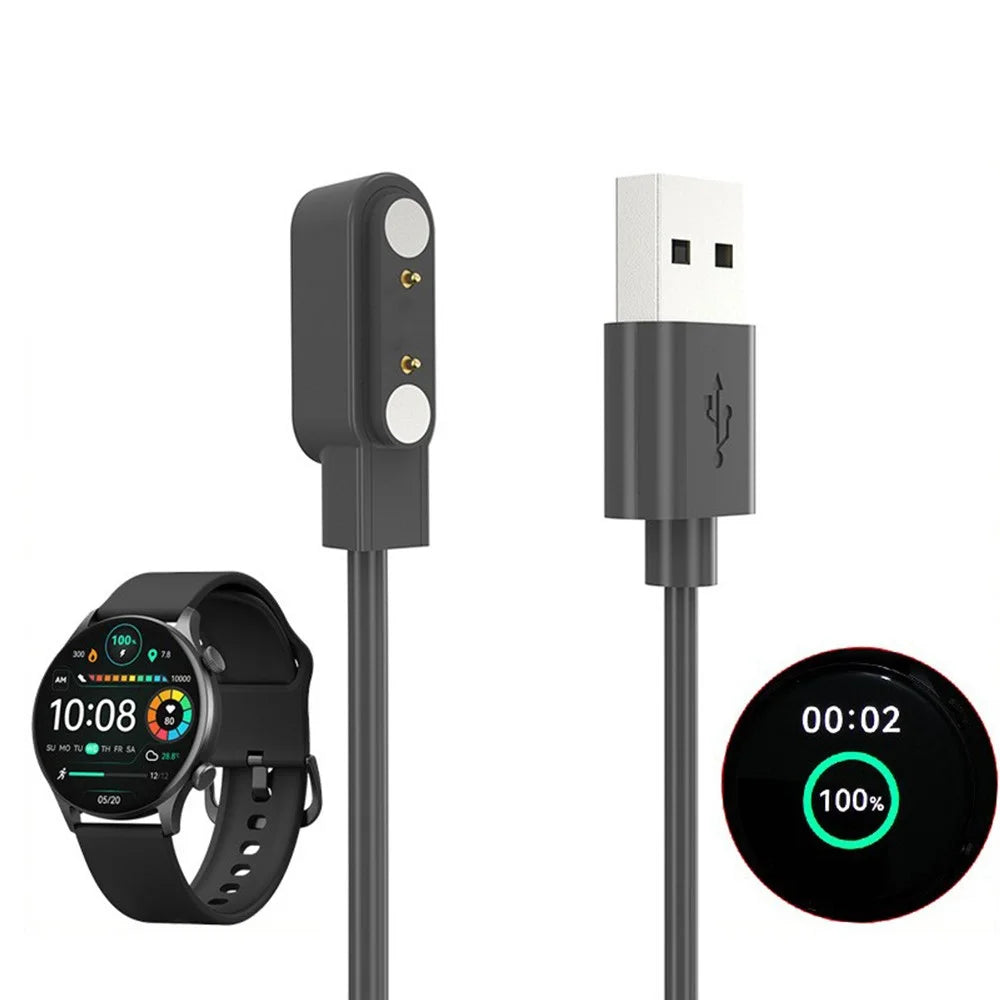 For Haylou Solar Plus LS16 / RT3 60cm Smart Watch Charger USB Magnetic Charging Cable - 2