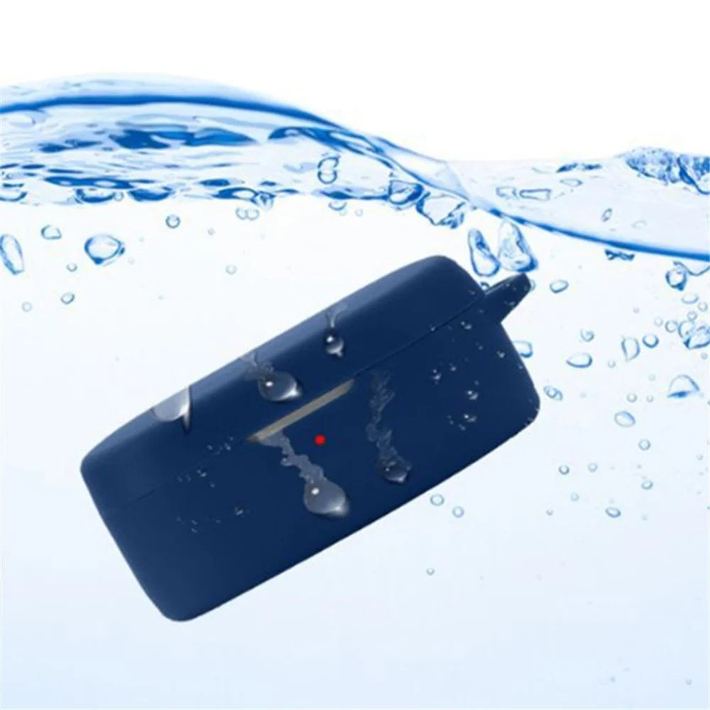 For OnePlus Buds Ace Protective Cover Anti-scratch Silicone Skin Bluetooth Earbuds Case with Anti-Loss Buckle - Dark Blue - 2