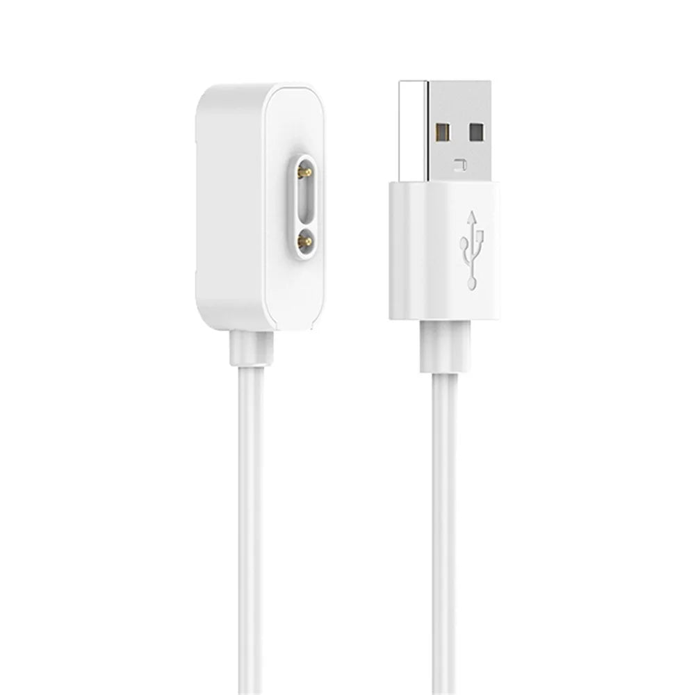 For Xplora X5 Play Smart Watch Charger 1m Magnetic Absorption USB Charging Cable - White - 1