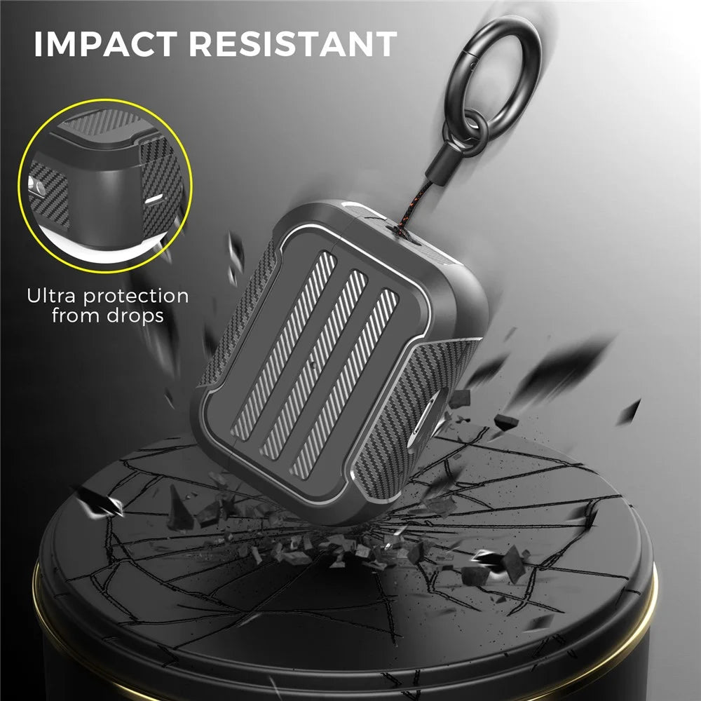 AHASTYLE PT115-PRO For AirPods Pro 2 Silicone Drop-proof Cover Split Type Bluetooth-compatible Earphone Protective Case - Black - 4
