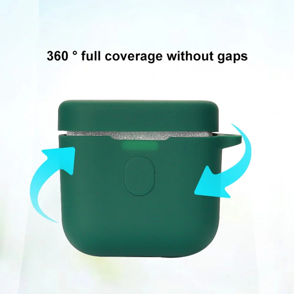 Protection Cover for Bowers & Wilkins PI7 , Headset Silicone Case Wireless Headphone Sleeve with Buckle - Blackish Green - 6
