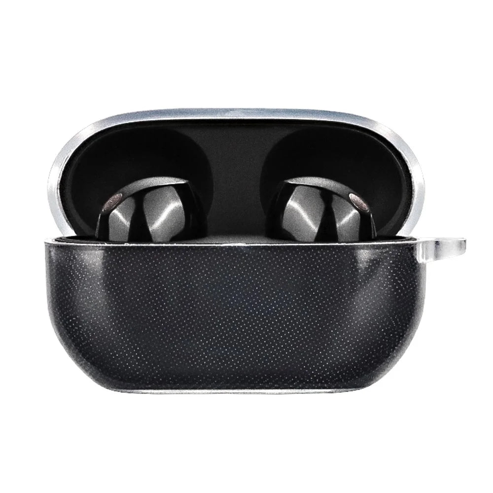 For Sony WF-1000XM5 Charging Bin Sleeve Clear Bluetooth-compatible Earphone TPU Case Cover with Buckle - 2