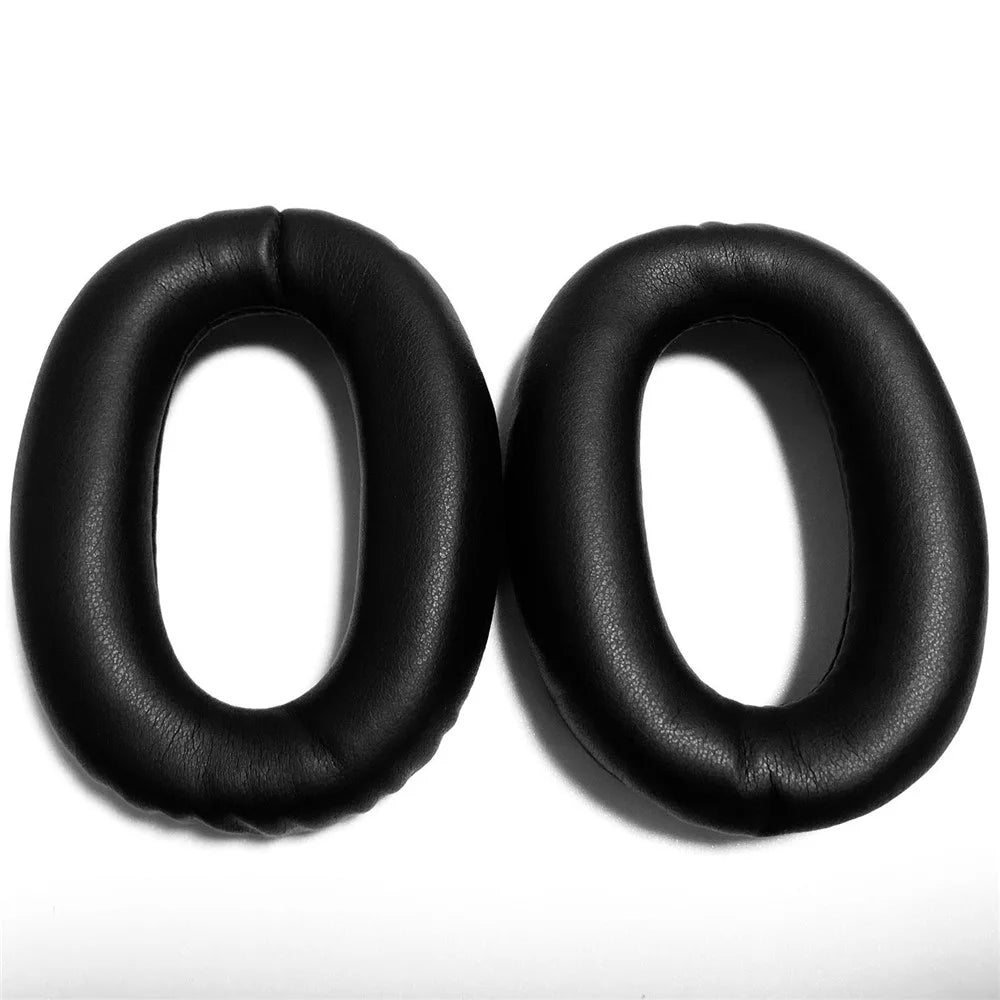 JZF-318 1 Pair Ear Cushions for Sony WH-1000XM3 , Protein Leather Earpads Earmuffs Cover - Black - 4