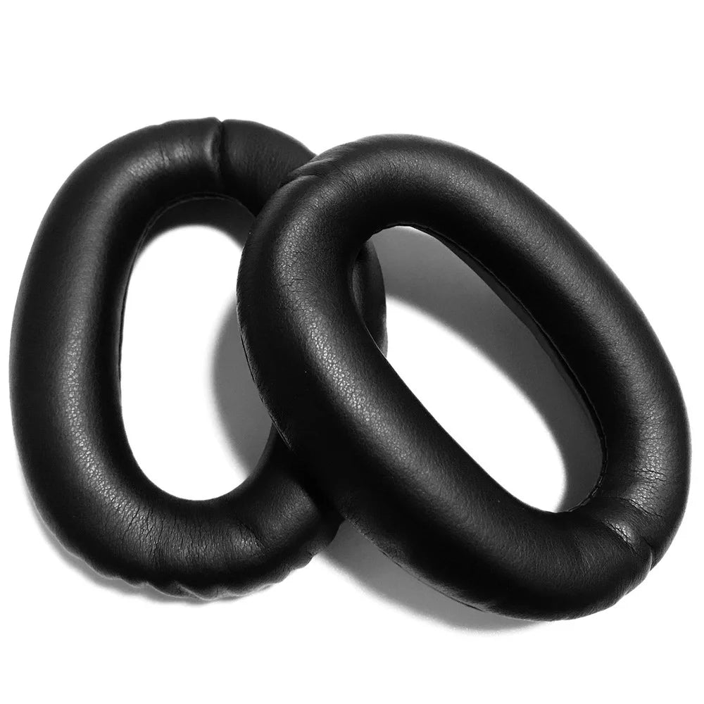 JZF-318 1 Pair Ear Cushions for Sony WH-1000XM3 , Protein Leather Earpads Earmuffs Cover - Black - 5