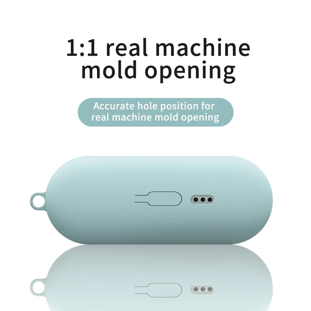 For Huawei FreeBuds Pro 3 Silicone Case Anti-drop Earphone Cover with Carabiner - White - 4