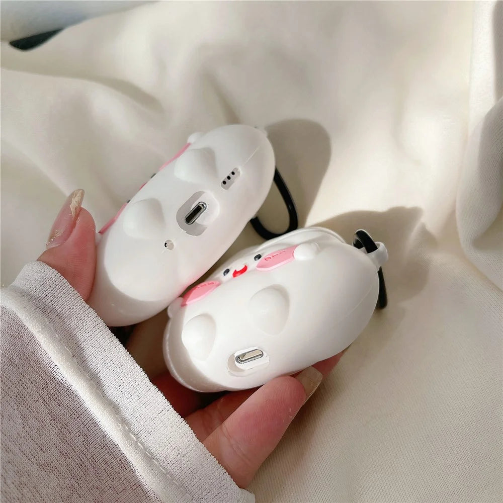 For Apple AirPods Pro / Pro 2 Earphone Case Cute Cloud Design Bluetooth-compatible Earbud Silicone Cover - 3