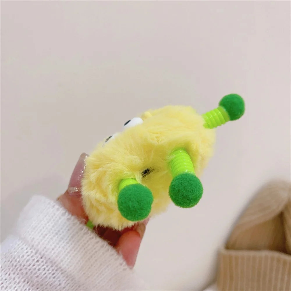 For AirPods with Charging Case (2016) / (2019) / AirPods with Wireless Charging Case (2019) Protective Cover Cartoon Fur Warm Case - 2