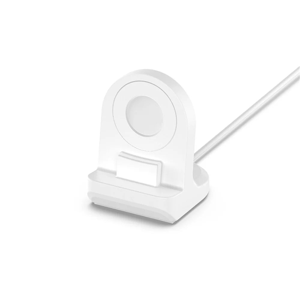 For Xiaomi Watch S1 Pro Smartwatch Charger Charging Pad with Silicone Display Holder - White - 3