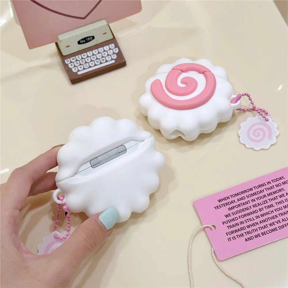 For Apple AirPods with Charging Case (2016) / (2019) / AirPods with Wireless Charging Case (2019) Silicone Cover Cute Anti-drop Case - 4