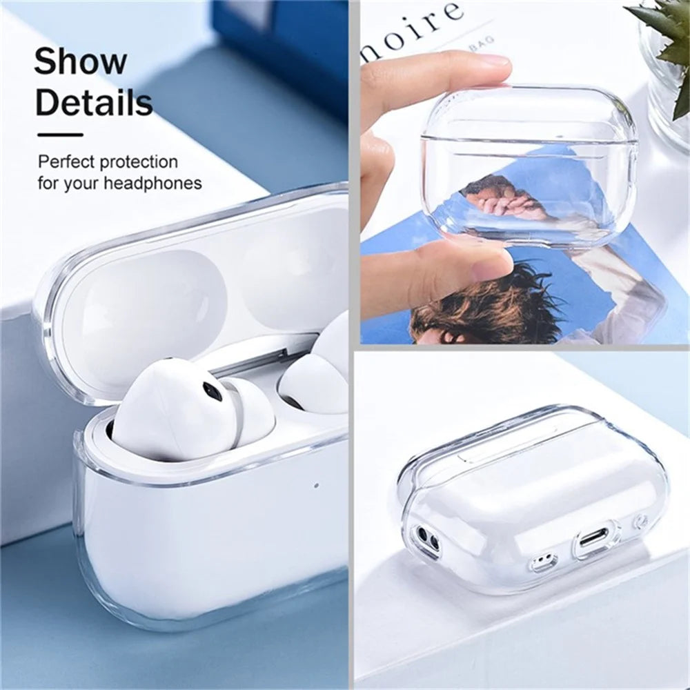 For Apple AirPods 3 Case Dust-proof Crystal Clear  Hard PC Earphone Cover - 3